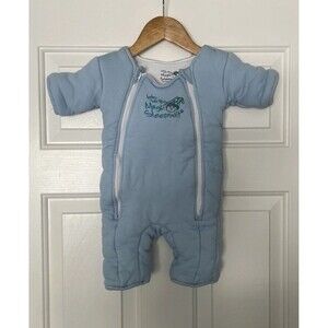 Magic Merlin Sleep suit Size Small 3-6 Months Blue Zipper